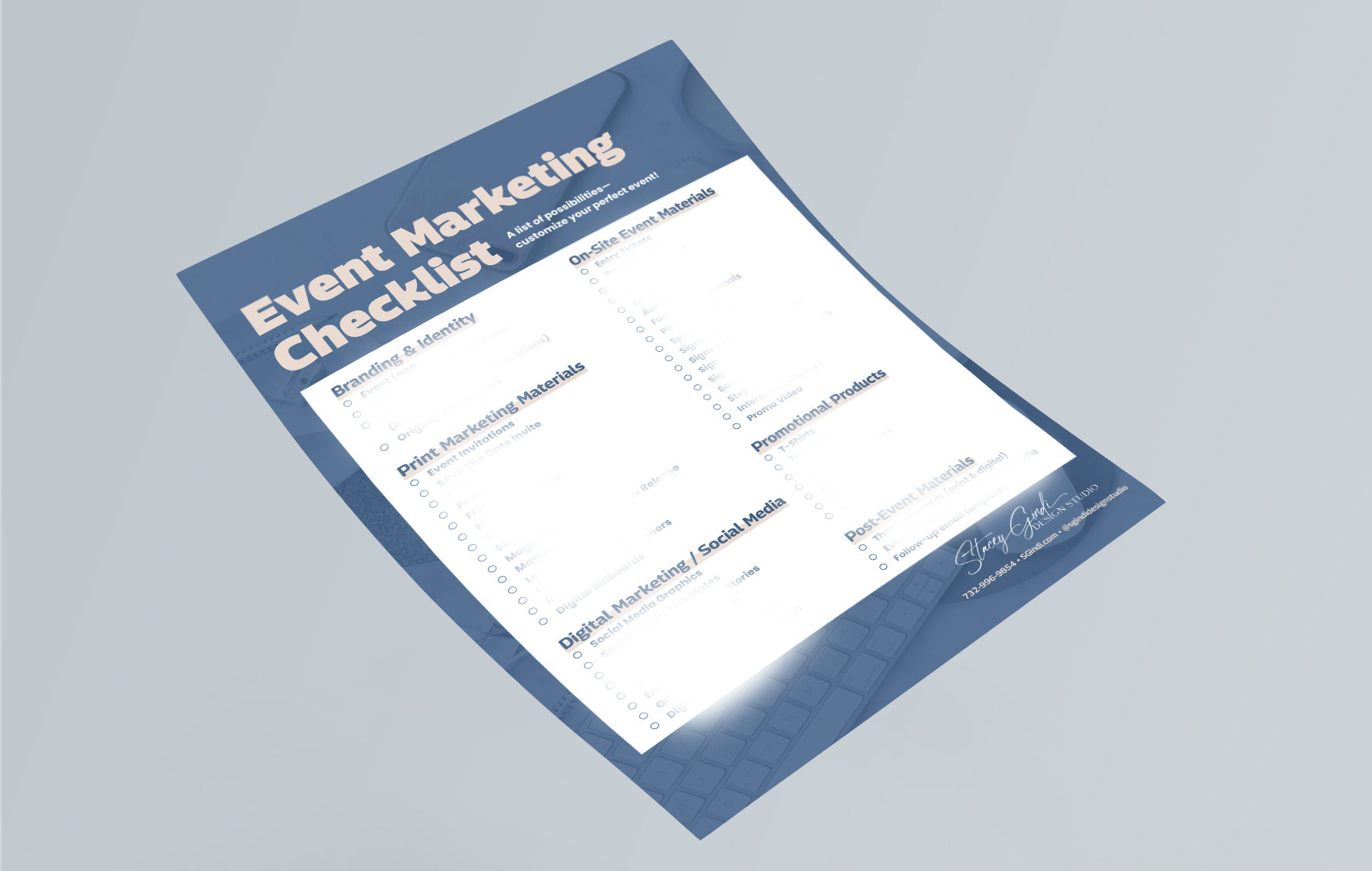 Event Checklist