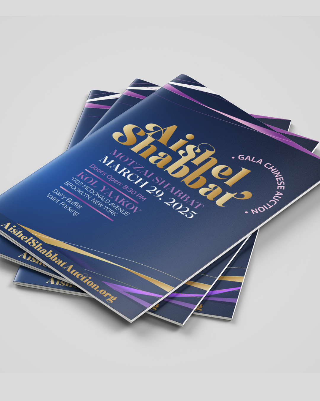 Aishel Shabbat Auction Books